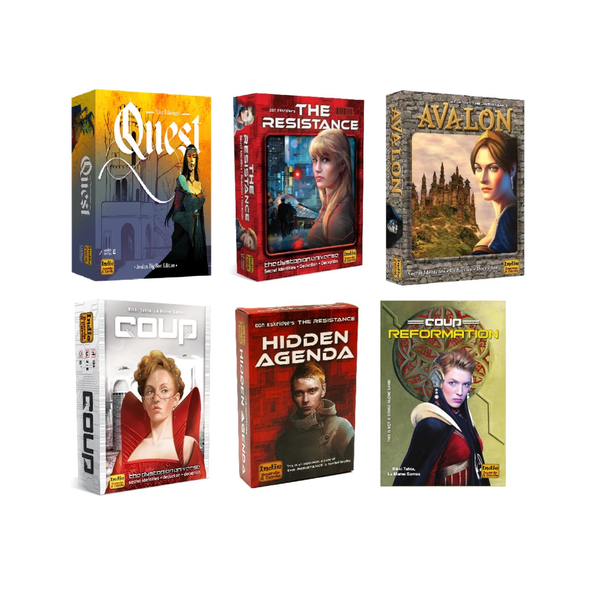 Board Game Avalon - Tabelloni e carte indie | La