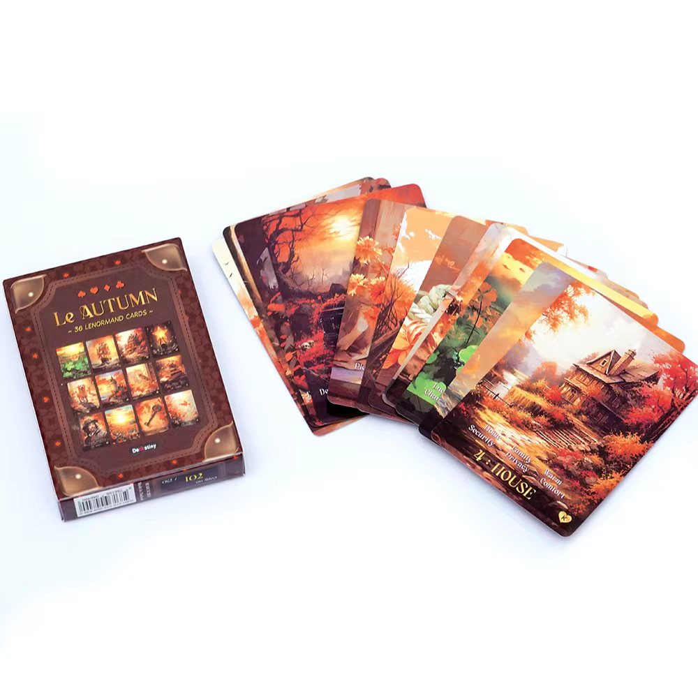 Board Game Of Life - Mazzo di tarocchi Lenormand Collezione autunnale
