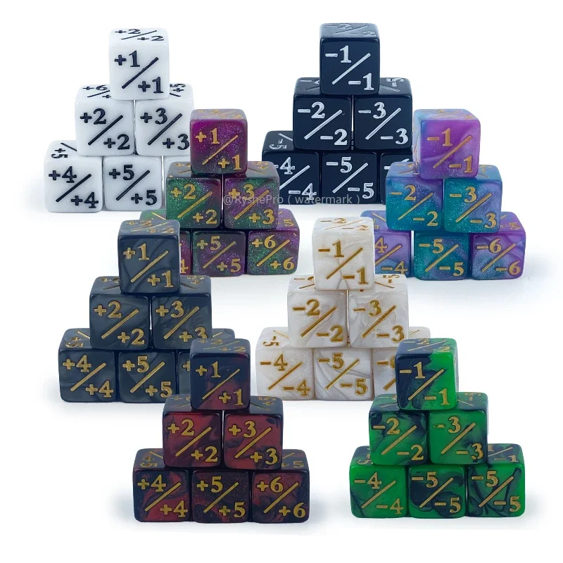Game Token Counter - 6 pezzi contatori gettone dadi compatibili