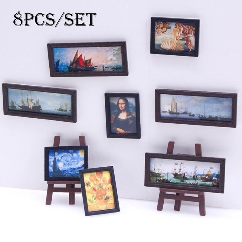 8 pz/set 1:12 casa delle bambo - Miniature Painting Set recensione e prezzo