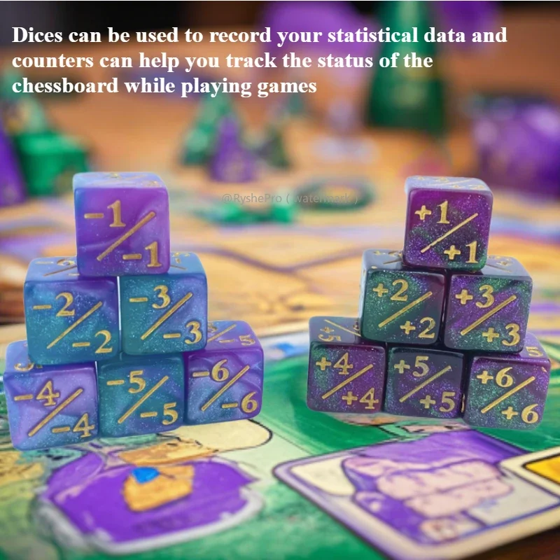 6 pezzi contatori gettone dadi - Game Token Counter recensione e prezzo